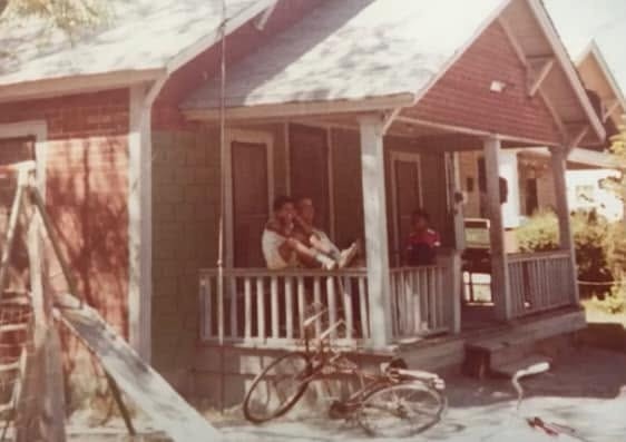 The Robinson family home in Greensboro